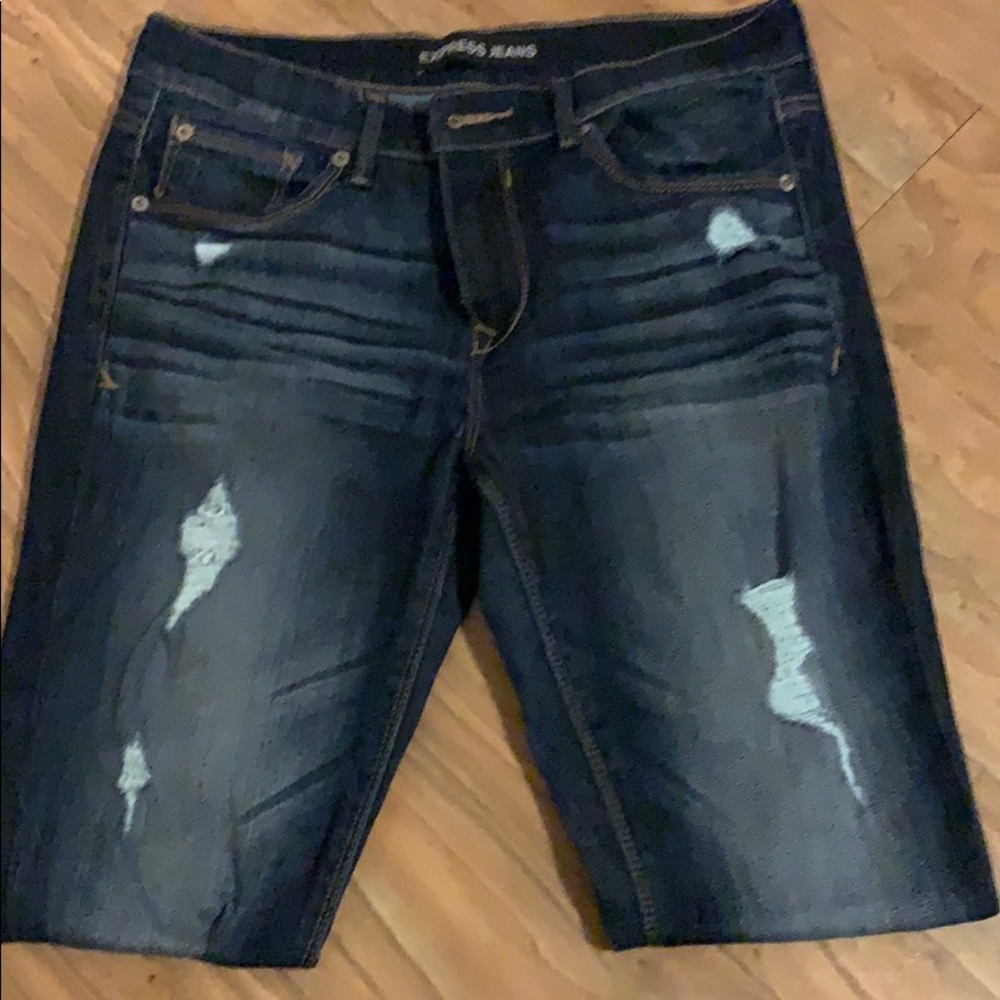 Express mid rise leggings size 8